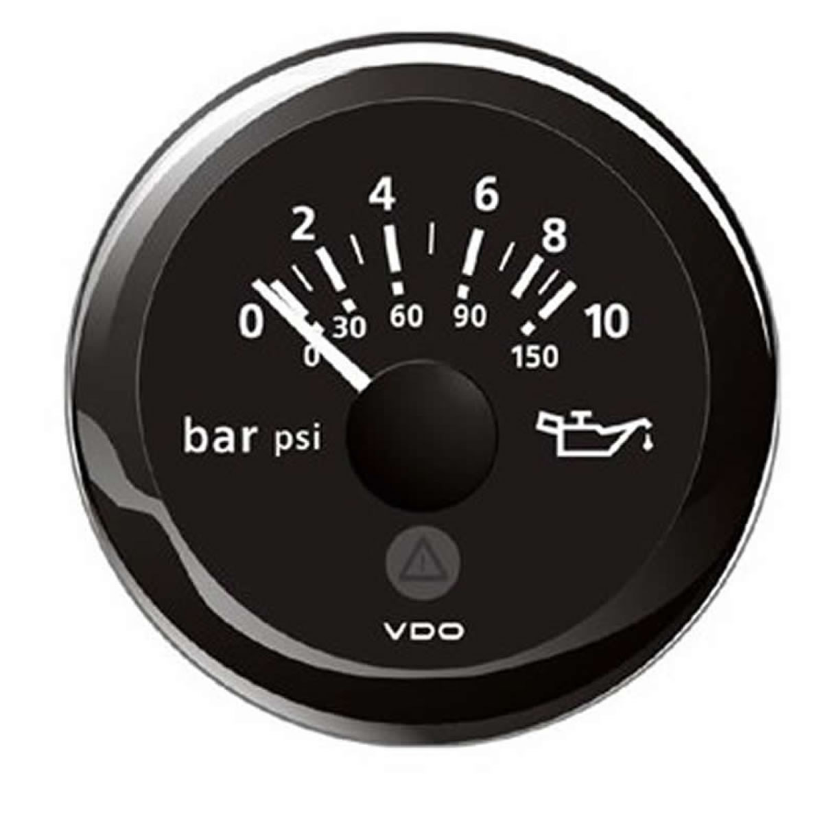 VDO Marine Engine Oil Pressure 10Bar Black 52mm